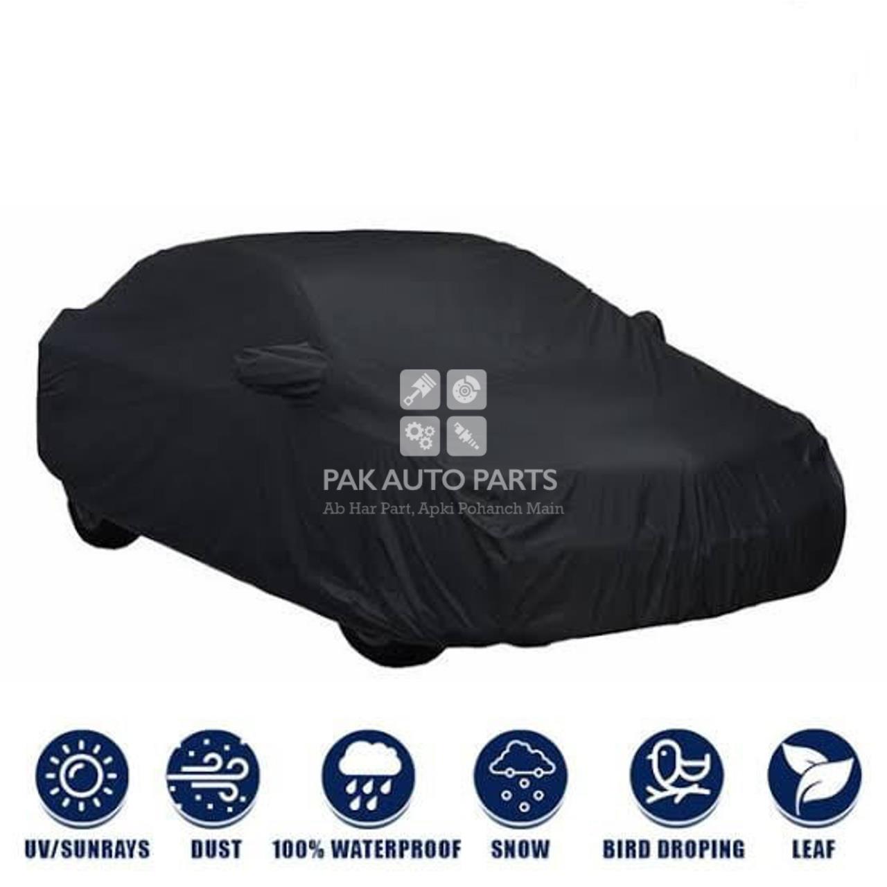 Picture of Suzuki Bolan & Hiroof Carbon Coated Top Cover Double Stitched - Water Proof - Dust Proof - Anti Scratch - Long Life - Exact Size - Packed In High Quality Bag