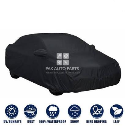 Picture of Suzuki Bolan & Hiroof Carbon Coated Top Cover Double Stitched - Water Proof - Dust Proof - Anti Scratch - Long Life - Exact Size - Packed In High Quality Bag