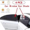 Picture of Toyota Corolla 2002-2007 Foldable Sun Shades 4Pcs Set | Jersey material | Heat Proof | Dark Black