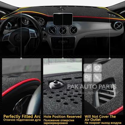 Picture of Toyota Corolla 2014-2023 Dashboard Carpet Mat With Logo.