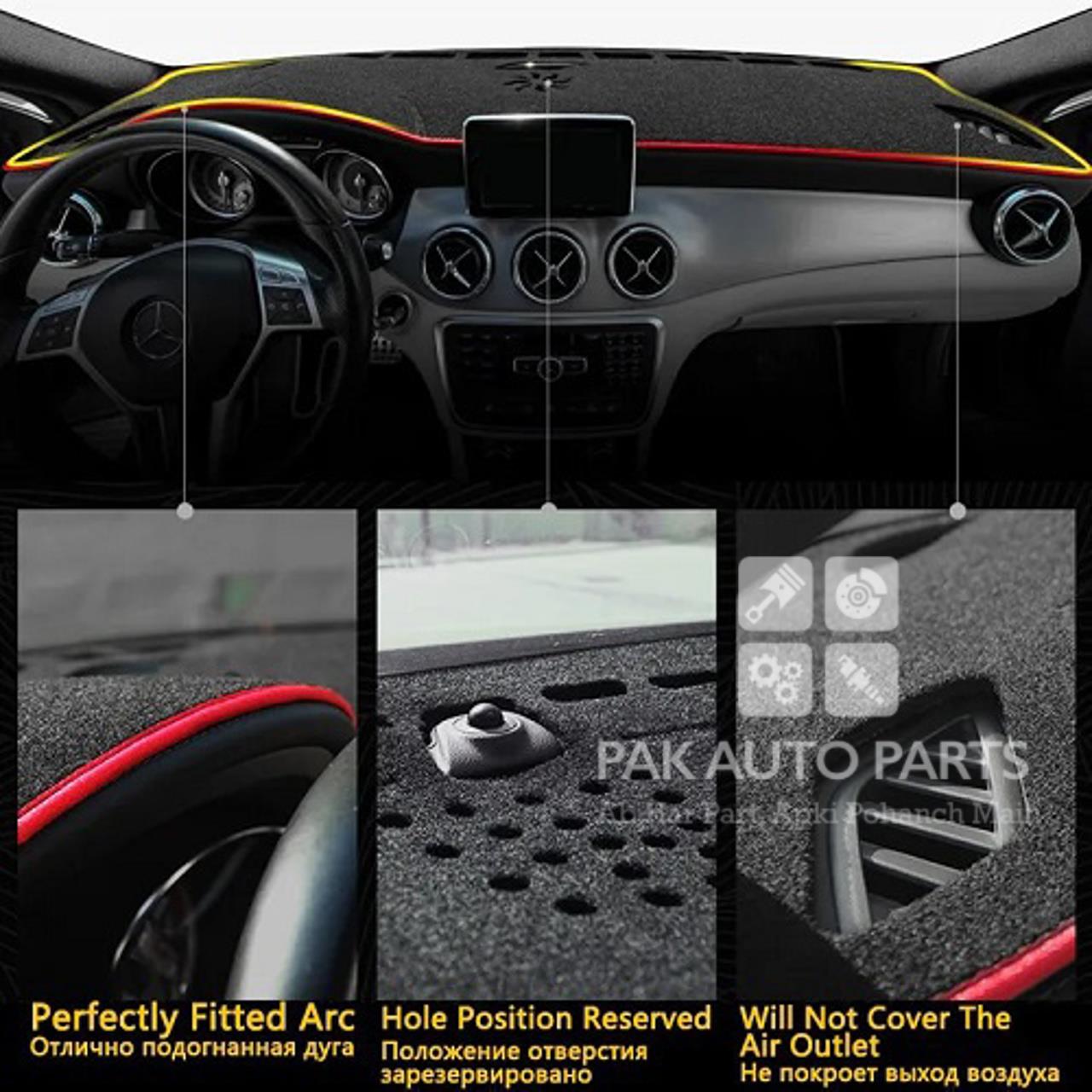 Picture of New Toyota Fortuner Dashboard Carpet Mat With Logo.
