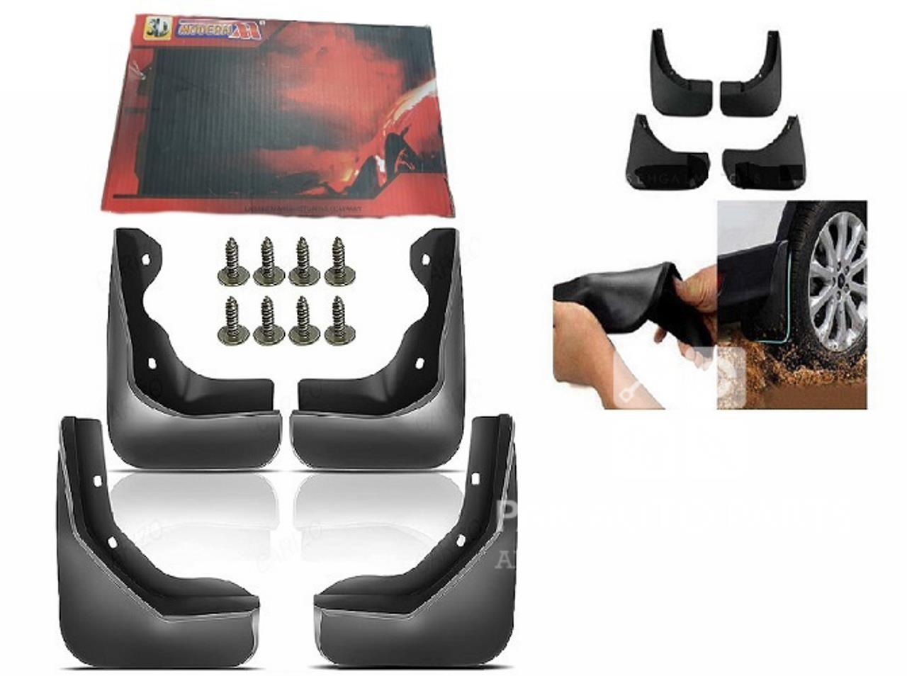 Picture of Modern Mud Flap For Suzuki Alto 2002-2016 4 Pcs Set With Screw| Non-Broke able |  Genuine fitting | Premium Quality | Box Packing