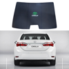 Picture of Toyota Corolla Rear Window Sun Shade Curtain, Black | Model 2015~24