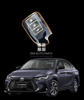 Picture of Toyota Yaris 1.5 Ativ X TPU Key Cover Remote Case Protector, Black n Gold | Model 2020~