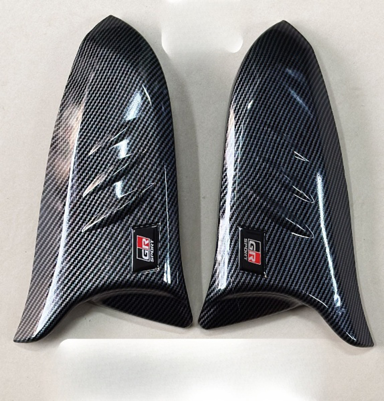 Picture of Toyota Fortuner and Hilux Revo 2016-2026 Carbon Fiber Batman Style Side Mirror Covers (Set)