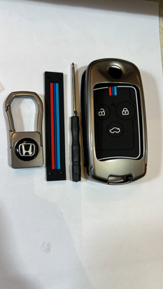 Picture of Honda Civic 2012-2014 Metal Zinc Key Cover