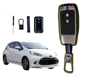 Picture of Toyota Aqua Metal Zinc Key Cover